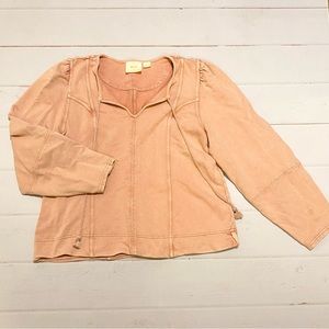 Pink ls top Anthropologie